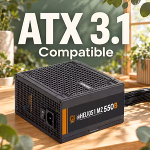 Gamdias HELIOS M2-550B 550W ATX 3.1 Bronze PSU - image 4