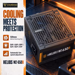 GAMDIAS HELIOS M2-650B 650W Bronze ATX 3.1 Power Supply - image 13