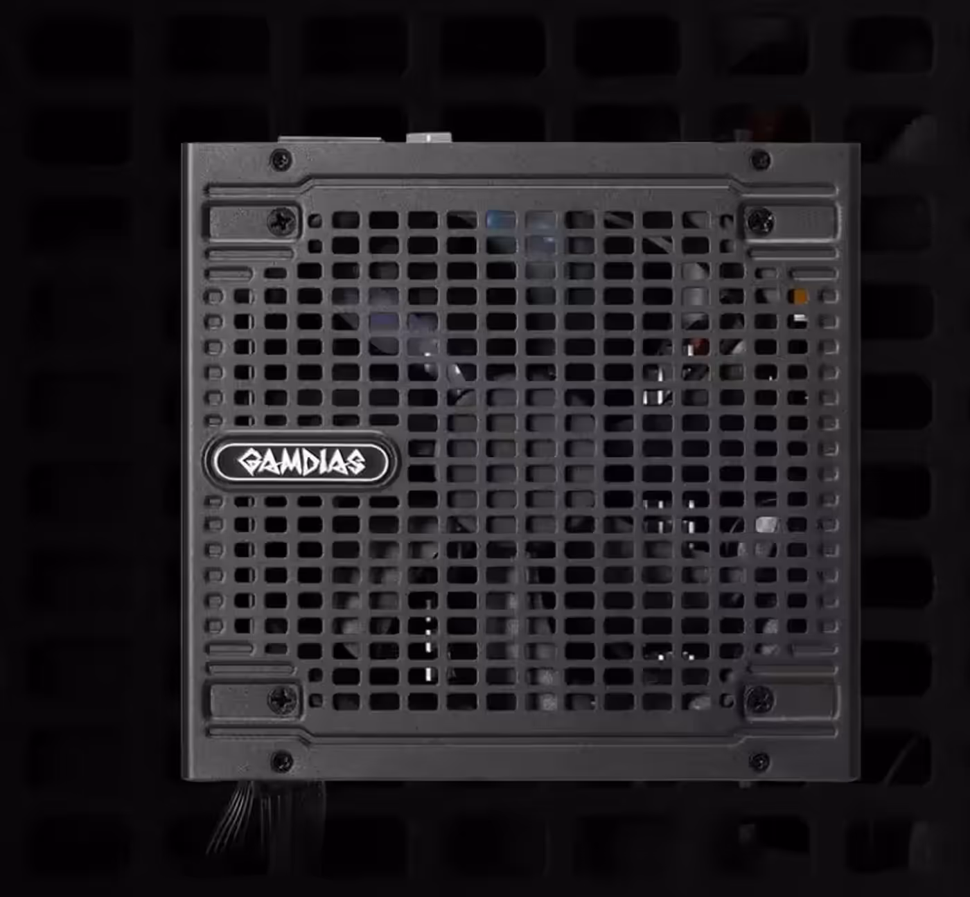 Gamdias HELIOS M2 power supply featuring 120mm intelligent ventilation cooling fan