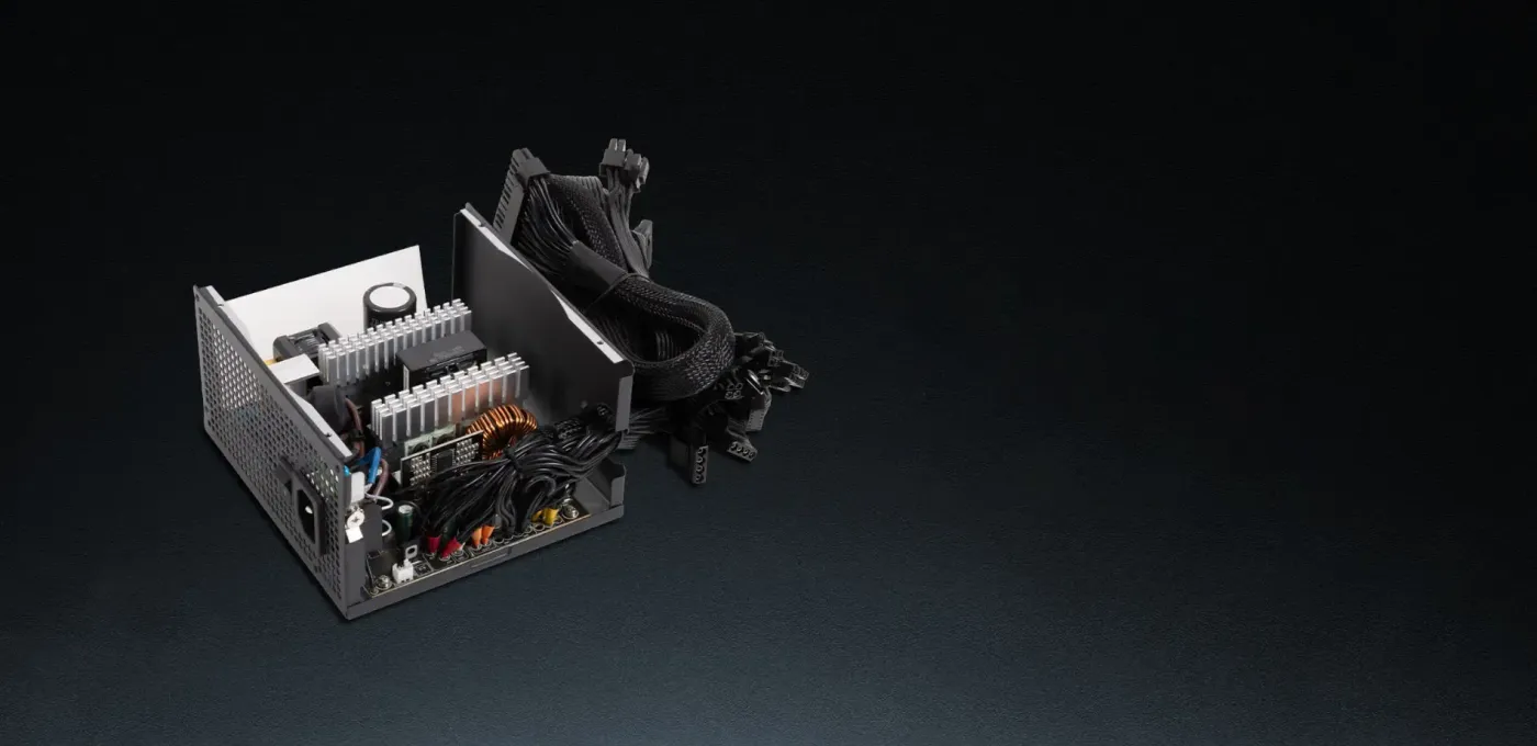 Internal layout of the HELIOS M2-850B showing its DC to DC design