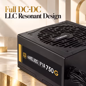 Gamdias HELIOS P1A-750G 750W Gold PSU ATX12V v2.52 - image 6