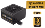 GAMDIAS Helios P2-750G 750W 80 Plus Gold Gaming PSU - image 1