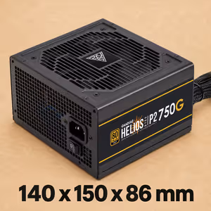 GAMDIAS Helios P2-750G 750W 80 Plus Gold Gaming PSU - image 4
