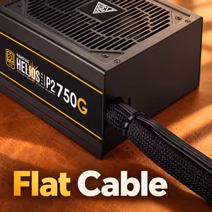 GAMDIAS Helios P2-750G 750W 80 Plus Gold Gaming PSU - image 5