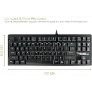 Gamdias Hermes E2 Blue Mechanical Gaming Keyboard - Neon Backlight - image 9