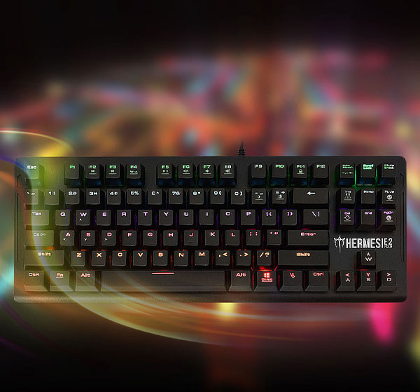 Gamdias Hermes E2 Mechanical Gaming Keyboard - Brown Switches