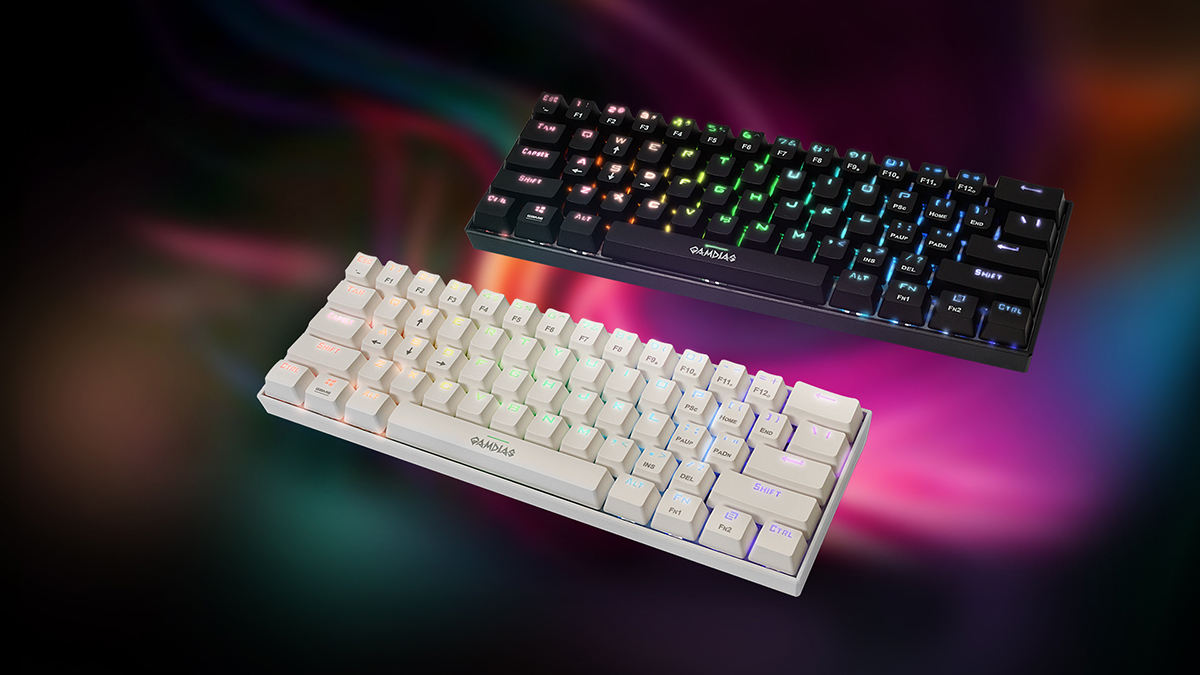Gamdias Hermes E3 RGB Mechanical Gaming Keyboard Lighting Effects - Desktop