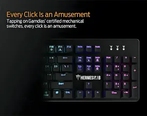 [OPEN BOX]Gamdias Hermes P1B RGB 3-in-1 Gaming Combo - Blue Switch - image 13
