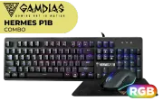 [OPEN BOX]Gamdias Hermes P1B RGB 3-in-1 Gaming Combo - Blue Switch - image 1