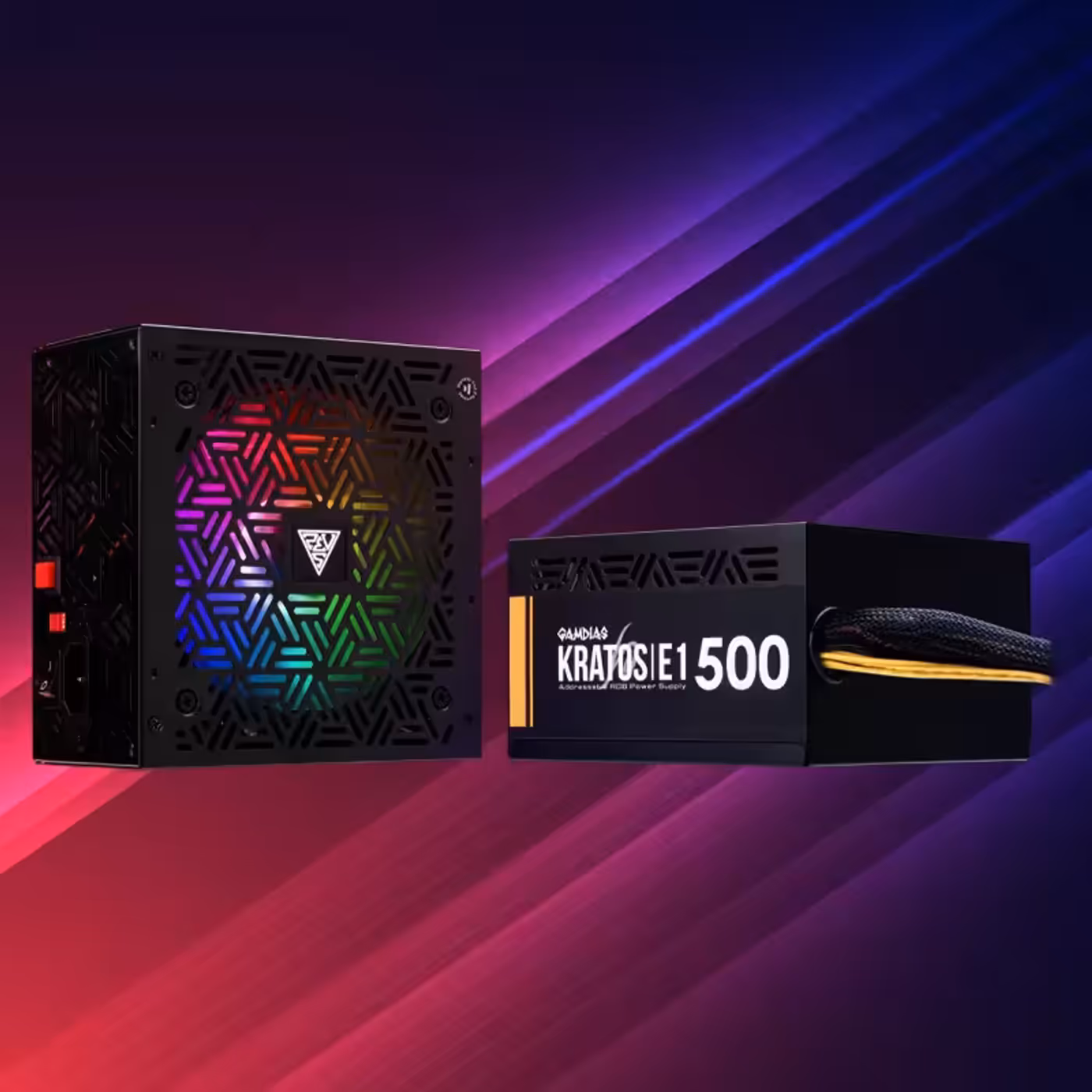 KRATOS E1-500W RGB 500W PSU Energy Efficient Power Supply