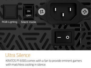 Gamdias KRATOS P1-650G RGB 650W Power Supply - Best Deal - South Africa - image 4