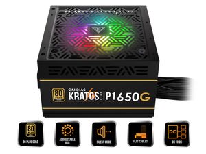 Gamdias KRATOS P1-650G RGB 650W Power Supply - Best Deal - South Africa - image 5