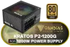 Gamdias KRATOS P2 1200G RGB 1200W Modular Power Supply - Efficiency & Style - image 1