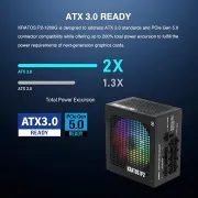 Gamdias KRATOS P2 1200G RGB 1200W Modular Power Supply - Efficiency & Style - image 15