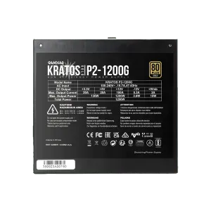 Gamdias KRATOS P2 1200G RGB 1200W Modular Power Supply - Efficiency & Style - image 4