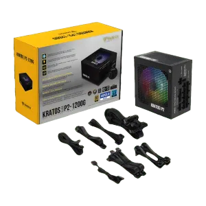 Gamdias KRATOS P2 1200G RGB 1200W Modular Power Supply - Efficiency & Style - image 11