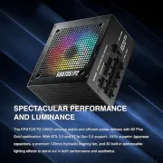 Gamdias KRATOS P2 1200G RGB 1200W Modular Power Supply - Efficiency & Style - image 9
