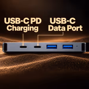 GAMDIAS M1-500 5-in-1 USB-C Hub — 4K HDMI & PD - image 2