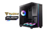 GAMDIAS ATLAS M4 Mid Tower Case - Black | 4x ARGB Fans - image 1