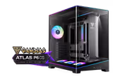 GAMDIAS ATLAS P6 CG Curved Glass Mid Tower Case - Black - image 1