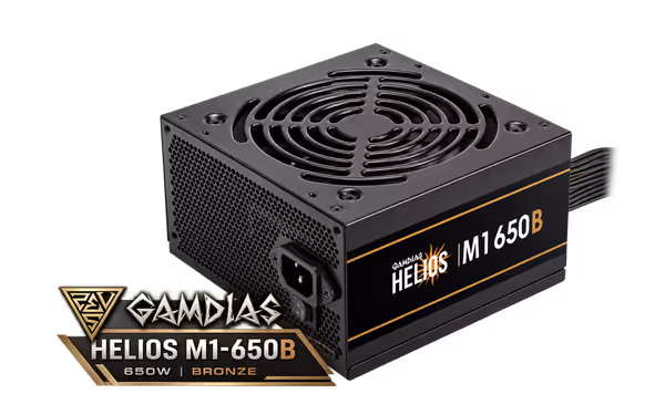 GAMDIAS HELIOS M1-650B 650W 80 Plus Bronze PSU - image 1 GAMDIAS HELIOS M1-650B 650W 80 Plus Bronze PSU - image 1