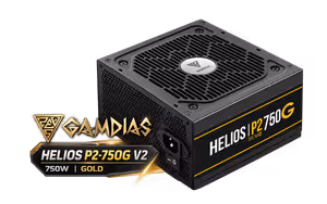 GAMDIAS HELIOS P2-750G V2 750W Gold Full Modular PSU - image 1