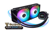 GAMDIAS AURA GL240 LITE 240mm ARGB Liquid Cooler - Black - image 1