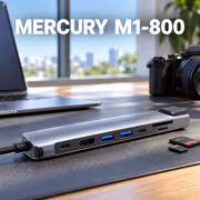 GAMDIAS MERCURY M1-800 8-in-1 USB-C Hub — 4K HDMI, Ethernet - image 5