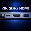 GAMDIAS MERCURY M1-800 8-in-1 USB-C Hub — 4K HDMI, Ethernet - image 6