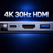 GAMDIAS MERCURY M1-800 8-in-1 USB-C Hub — 4K HDMI, Ethernet - image 6