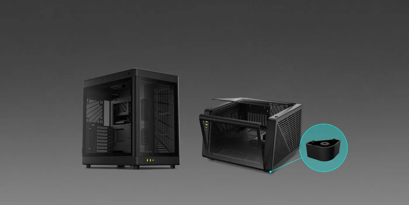 Gamdias Neso P1 shown in its horizontal desktop orientation
