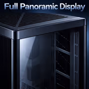 Gamdias NESO-P1-B E-ATX Gaming Case — Panoramic Display - image 3
