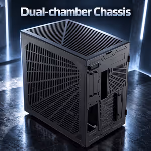 Gamdias NESO-P1-B E-ATX Gaming Case — Panoramic Display - image 4
