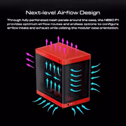 Gamdias NESO-P1-BR E-ATX Gaming Case – Panoramic Display - image 9