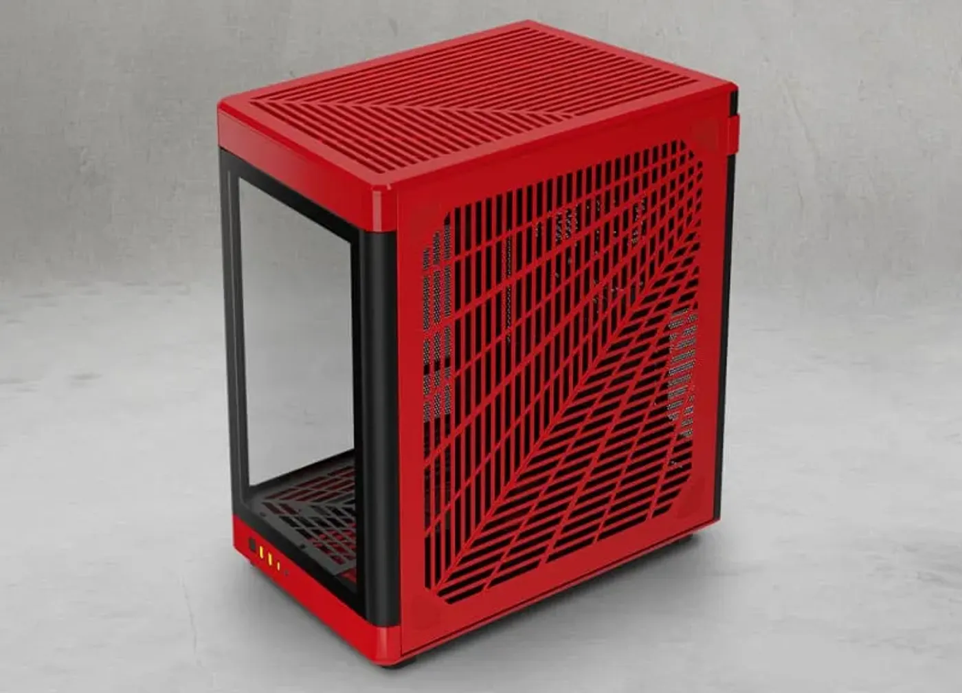 Gamdias Neso P1 Gaming Case - Stylish Trapezoidal Design