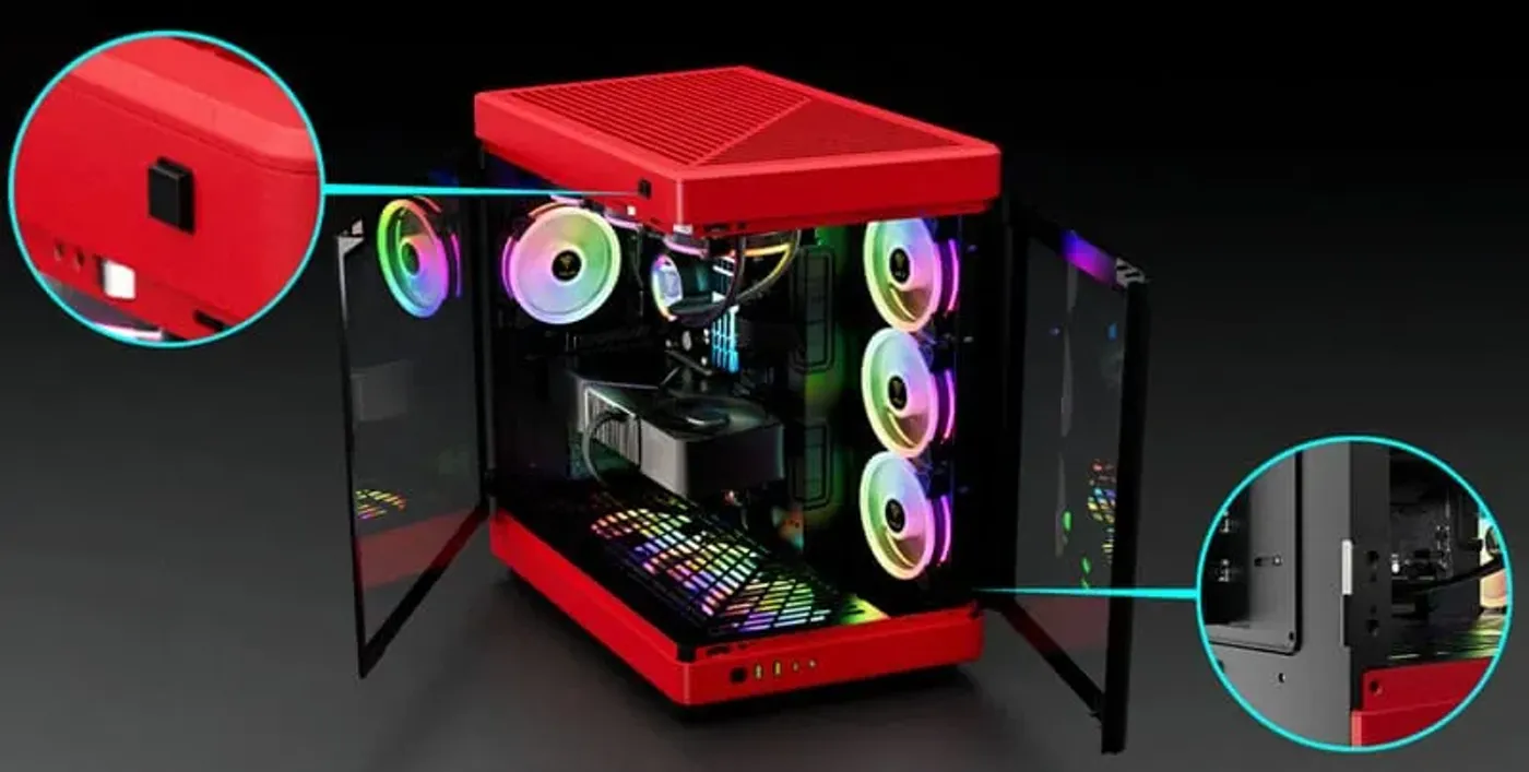 Gamdias Neso P1 Gaming Case - Easy Access Design