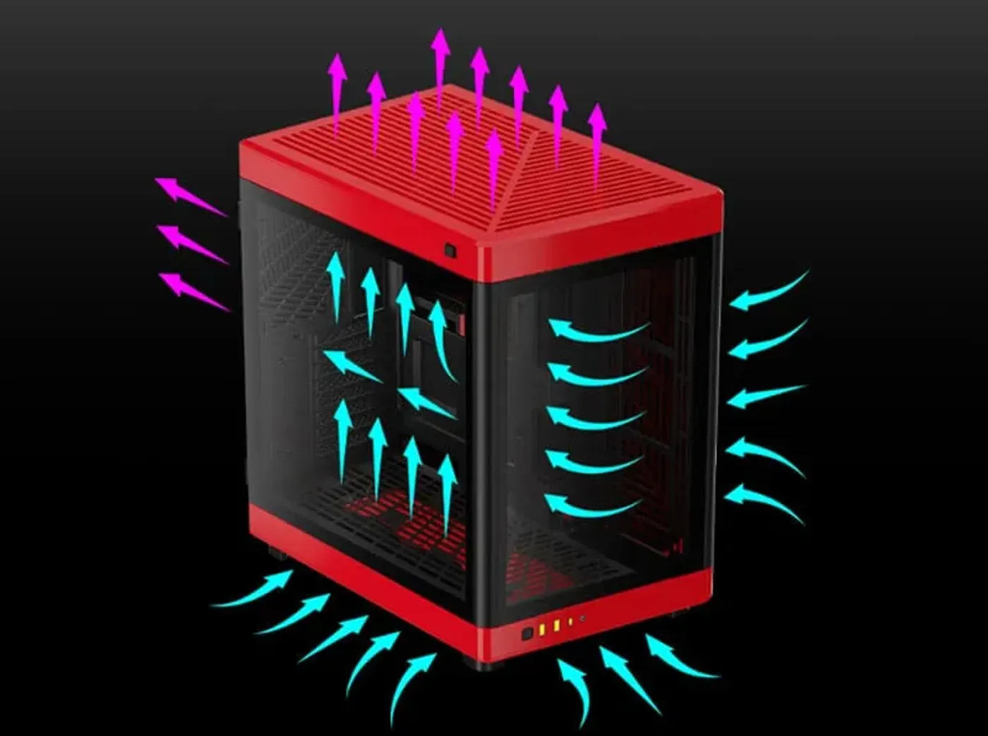 Gamdias Neso P1 Gaming Case - Enhanced Airflow Design
