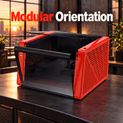 Gamdias NESO-P1-BR E-ATX Gaming Case – Panoramic Display - image 5