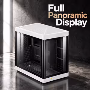 GAMDIAS NESO P1 BW E-ATX Gaming Case – Panoramic Airflow - image 3
