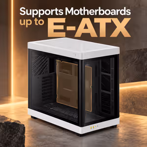 GAMDIAS NESO P1 BW E-ATX Gaming Case – Panoramic Airflow - image 5