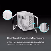 Gamdias NESO-P1-WW E-ATX Gaming Case – White, Modular - image 15