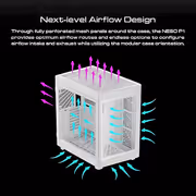 Gamdias NESO-P1-WW E-ATX Gaming Case – White, Modular - image 14