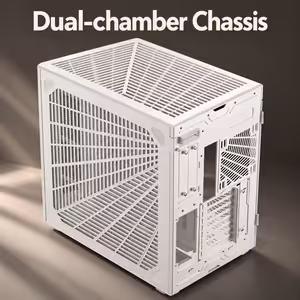 Gamdias NESO-P1-WW E-ATX Gaming Case – White, Modular - image 3
