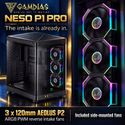 GAMDIAS NESO P1 PRO Full Tower Case - Black | E-ATX - image 14