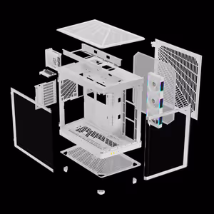 GAMDIAS NESO P1 PRO WW Full Tower Case - White | E-ATX - image 8