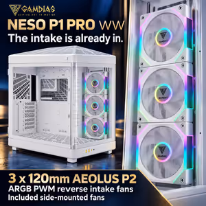GAMDIAS NESO P1 PRO WW Full Tower Case - White | E-ATX - image 14