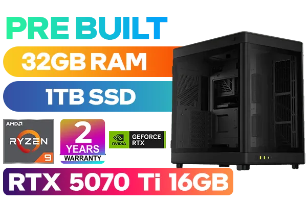 [Pre Built] AMD RYZEN 9 9900X RTX 5070 Ti Gaming PC