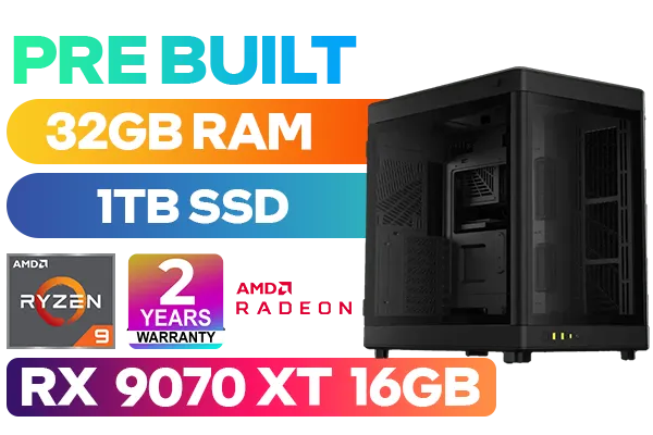 [Pre Built] AMD RYZEN 9 9900X RX 9070 XT Gaming PC