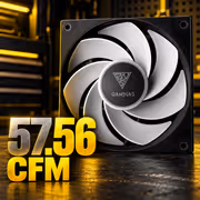 Gamdias NOTUS M1-1201 ARGB 30mm Case Fan — Cableless Daisy-Chain - image 3