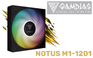 gamdias-notus-m1-1201-argb-slim-case-fan - Image 1